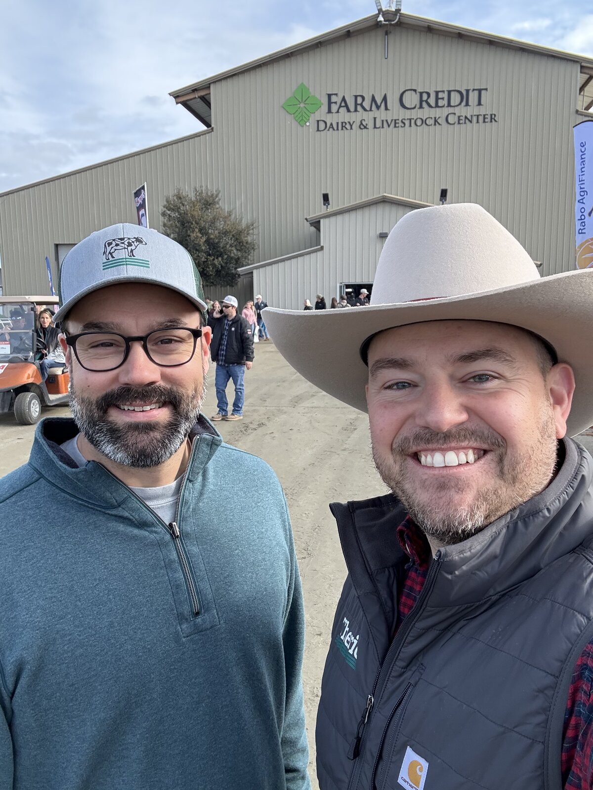 Logan and Greg at World Ag Expo 2026